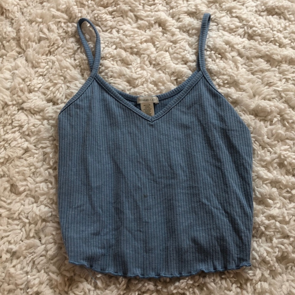 Light blue cropped cami